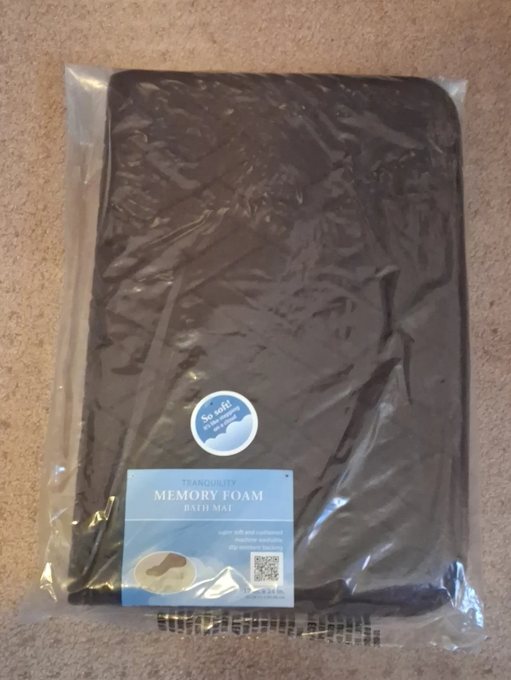 Tranquility by Colorado Clothing Memory Foam Bath Mat - Brown